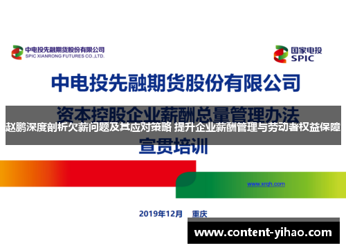 赵鹏深度剖析欠薪问题及其应对策略 提升企业薪酬管理与劳动者权益保障