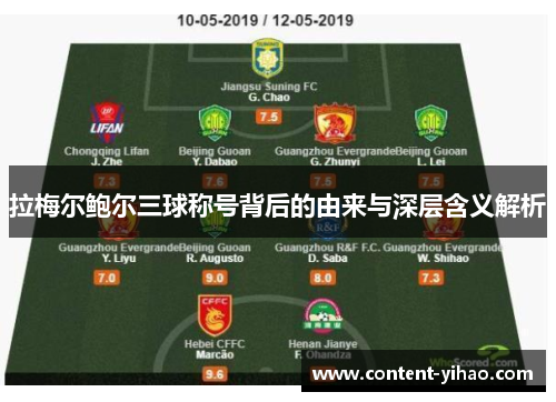 拉梅尔鲍尔三球称号背后的由来与深层含义解析